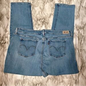 Levi’s Womens Sz 24 Med Wash Mid Rise Skinny Denim Blue Jeans Normcore Happycore